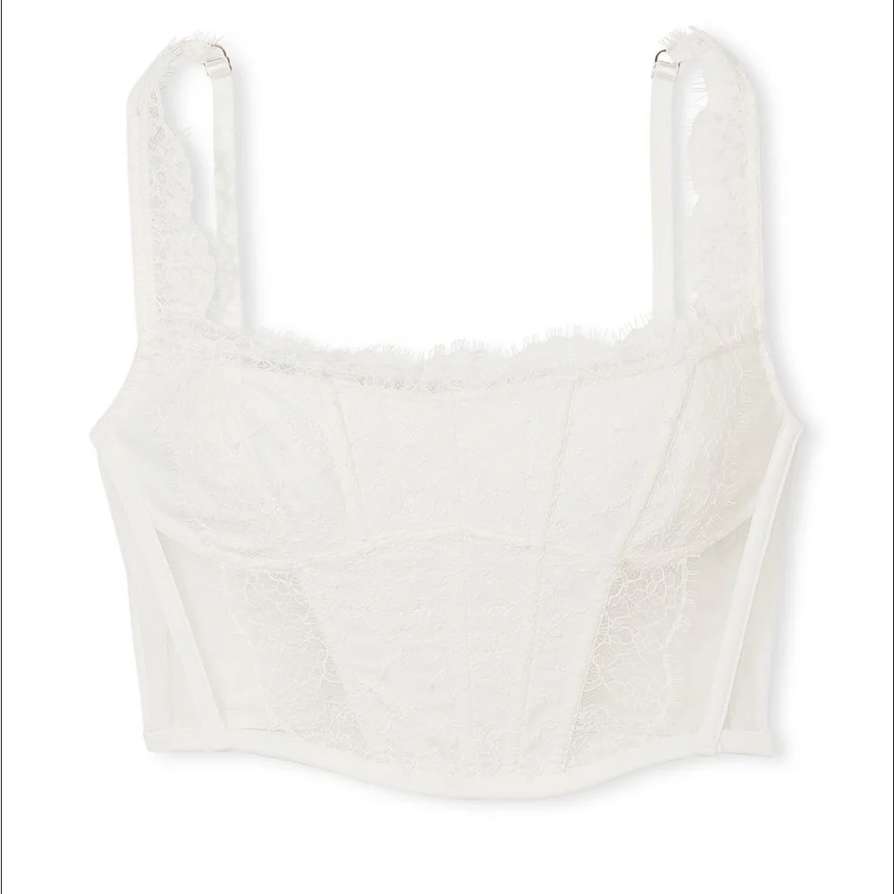 Victoria’s Secret Corset Top | Dream Angels Lace | Small | NWT 32DD 34DD - Picture 3 of 6